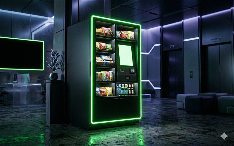 Micro mart self-checkout kiosk